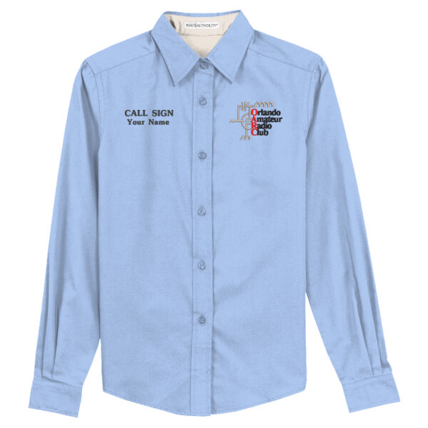 OARC Embroidered Logo - Women's Long Sleeve Button Down Shirt Thumbnail