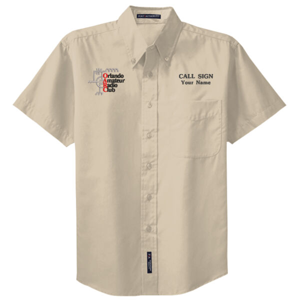 OARC Embroidered Logo - Short Sleeve Button Down Shirt with Pocket Thumbnail
