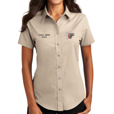 OARC - Women's Short Sleeve Button Down Shirt Thumbnail