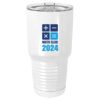 Sublimatable Polar Camel 30 oz. White Vacuum Insulated Tumbler w/Lid-bsai Thumbnail