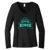 Women's Long Sleeve V Neck Tee Thumbnail