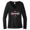Women's Long Sleeve V Neck Tee Thumbnail