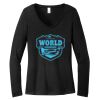 Women's Long Sleeve V Neck Tee Thumbnail