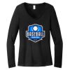 Women's Long Sleeve V Neck Tee Thumbnail