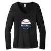 Women's Long Sleeve V Neck Tee Thumbnail