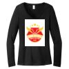 Women's Long Sleeve V Neck Tee Thumbnail