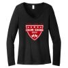 Women's Long Sleeve V Neck Tee Thumbnail
