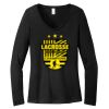 Women's Long Sleeve V Neck Tee Thumbnail