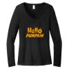 Women's Long Sleeve V Neck Tee Thumbnail