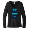 Women's Long Sleeve V Neck Tee Thumbnail