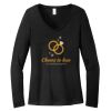 Women's Long Sleeve V Neck Tee Thumbnail