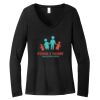 Women's Long Sleeve V Neck Tee Thumbnail