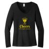 Women's Long Sleeve V Neck Tee Thumbnail