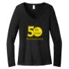 Women's Long Sleeve V Neck Tee Thumbnail