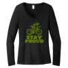 Women's Long Sleeve V Neck Tee Thumbnail