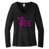 Women's Long Sleeve V Neck Tee Thumbnail