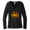 Women's Long Sleeve V Neck Tee Thumbnail