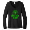 Women's Long Sleeve V Neck Tee Thumbnail