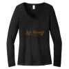 Women's Long Sleeve V Neck Tee Thumbnail