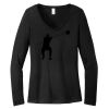 Women's Long Sleeve V Neck Tee Thumbnail