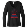 Women's Long Sleeve V Neck Tee Thumbnail