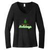 Women's Long Sleeve V Neck Tee Thumbnail